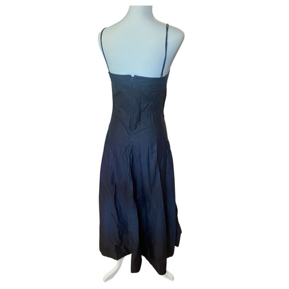 3.1 Phillip Lim Spaghetti Strap Midi Black Dress with Pockets Size 4 MSRP: $650 - Picture 7 of 9